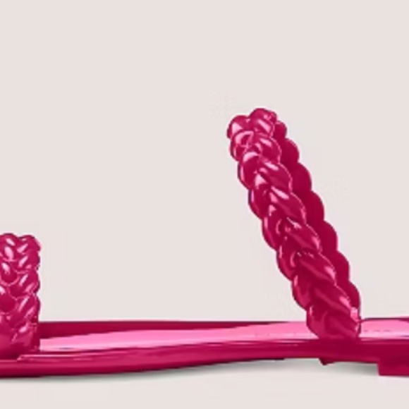 Stuart Weitzman Braida Sawyer Jelly Sandal Orchid 38.5 (8) - Picture 3 of 5